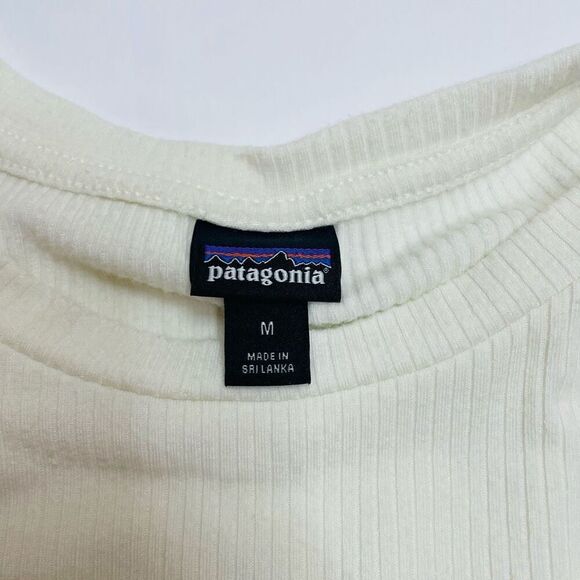 Patagonia Women's Rib-Knit Top Cream Size Medium - Picture 5 of 11